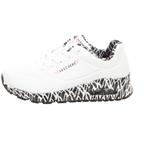 Skechers Damen Schnürschuh Uno Loving Love in weiss