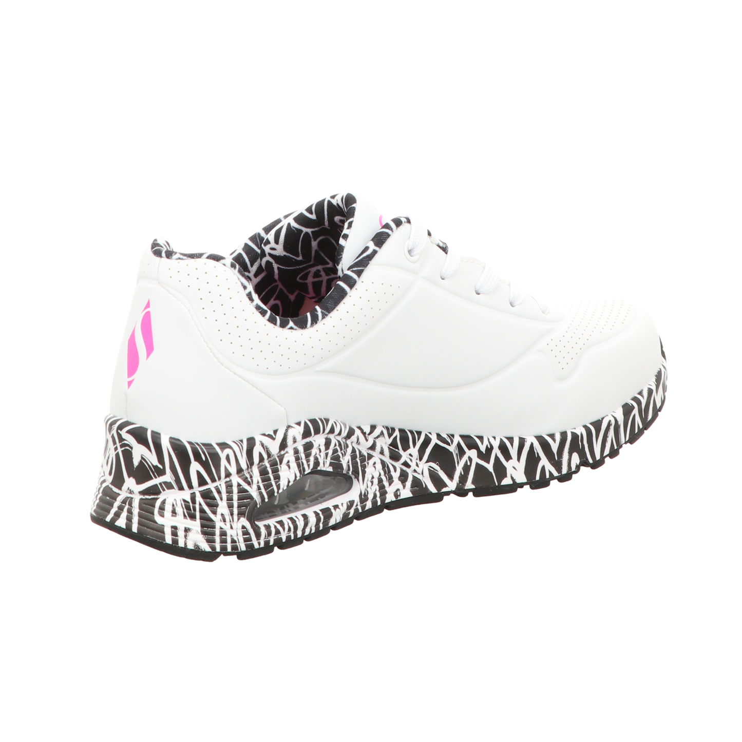 Skechers Damen Schnürschuh Uno Loving Love in weiss