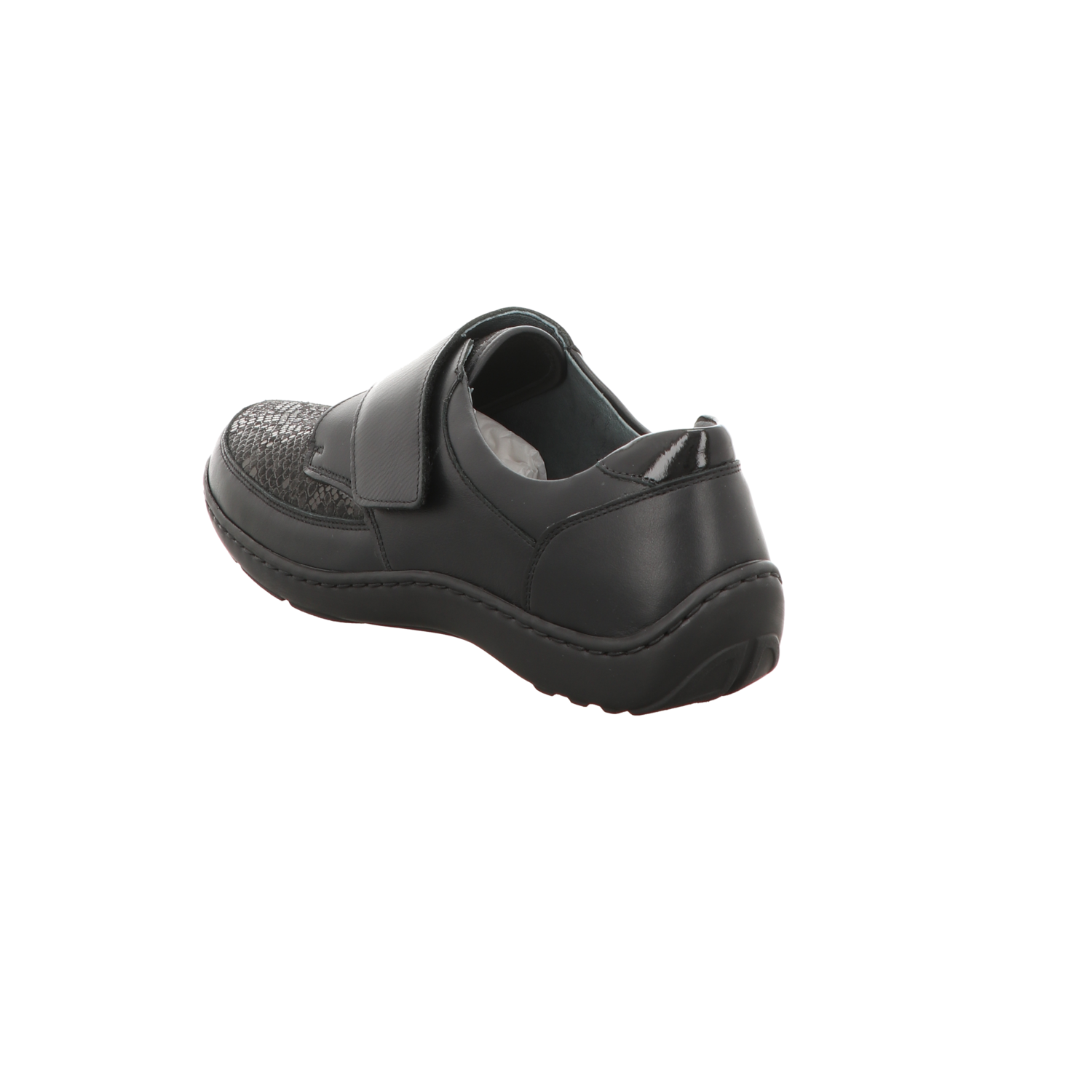 Waldläufer Damen Slipper bequem Henni in schwarz