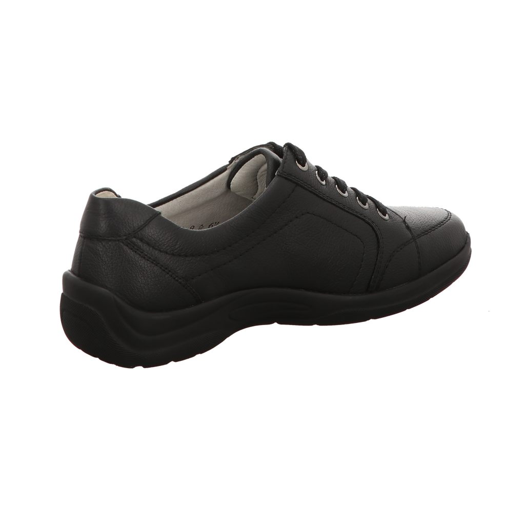 Waldläufer Damen Schnürschuh bequem Hesna in schwarz