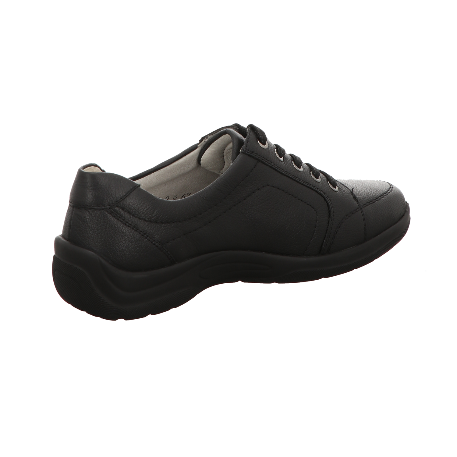 Waldläufer Damen Schnürschuh bequem Hesna in schwarz