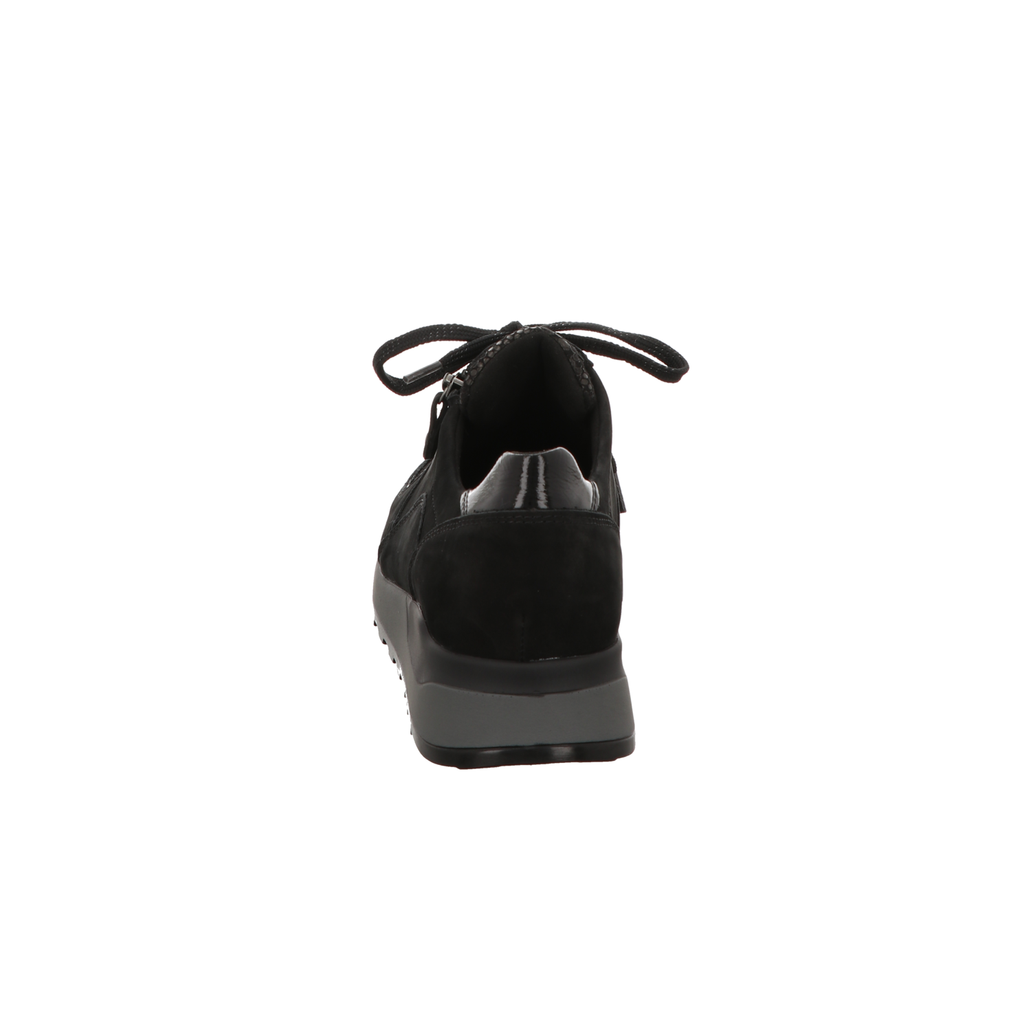 Waldläufer Damen Schnürschuh bequem Hiroko-Soft in schwarz