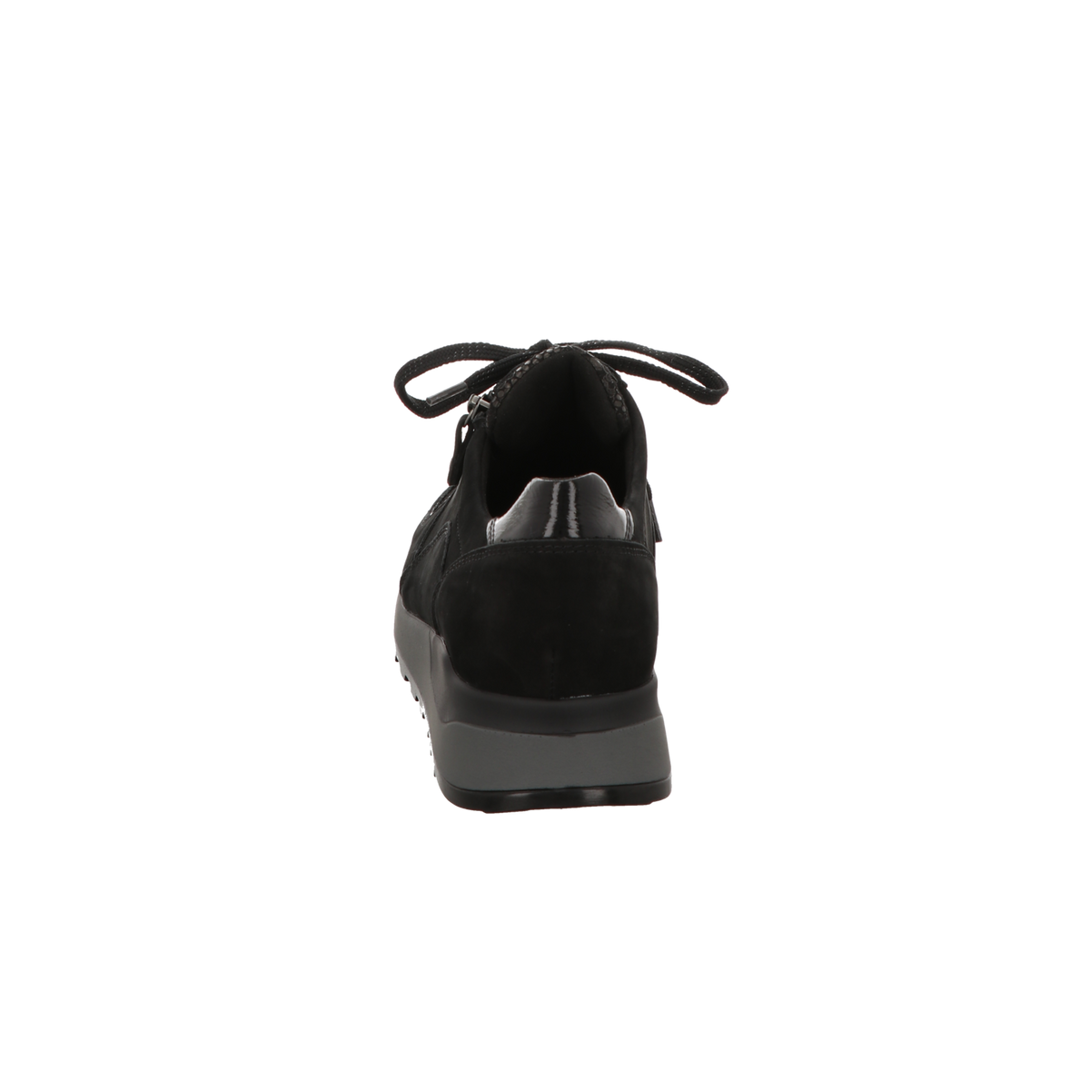 Waldläufer Damen Schnürschuh bequem Hiroko-Soft in schwarz