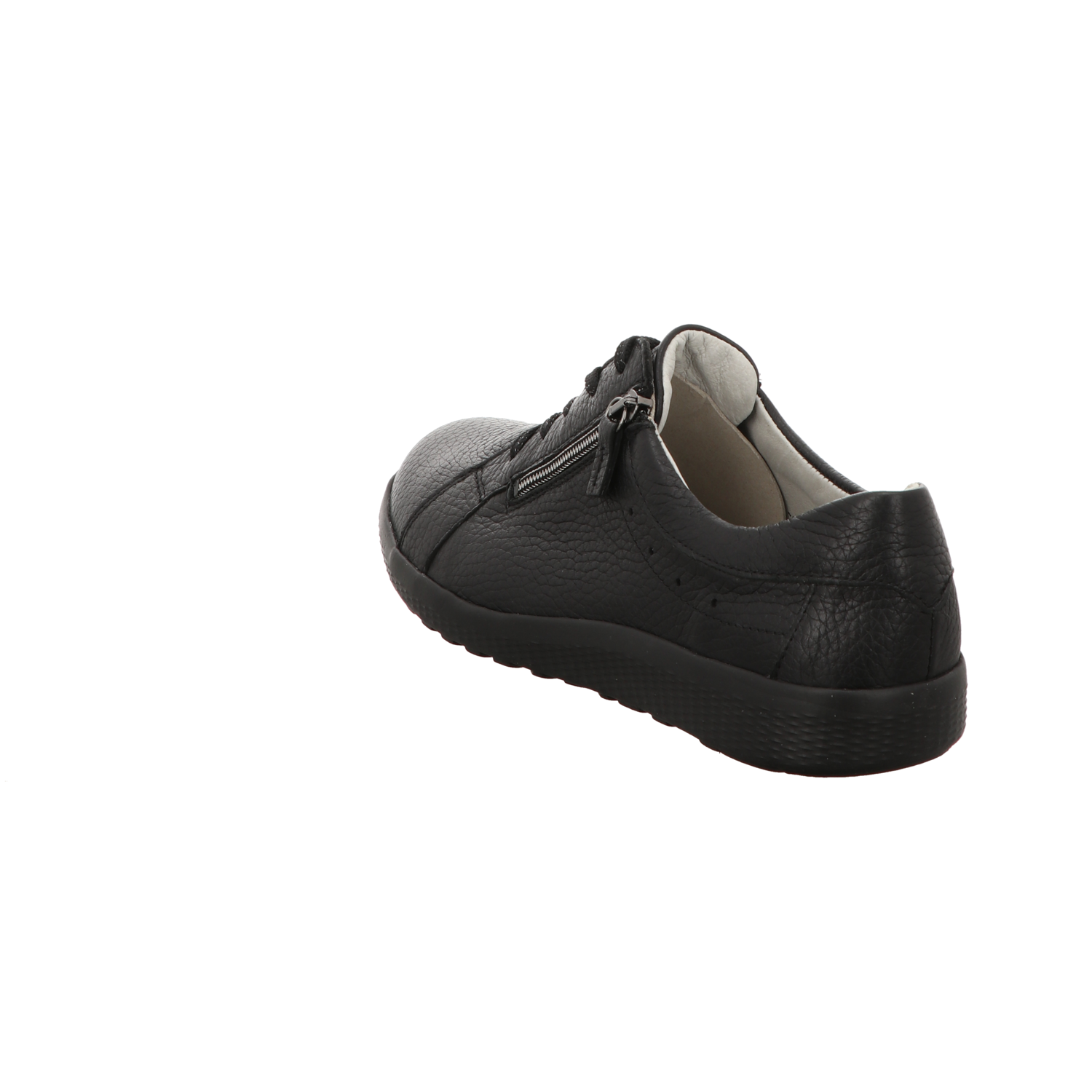 Waldläufer Damen Schnürschuh bequem K-Ira in schwarz