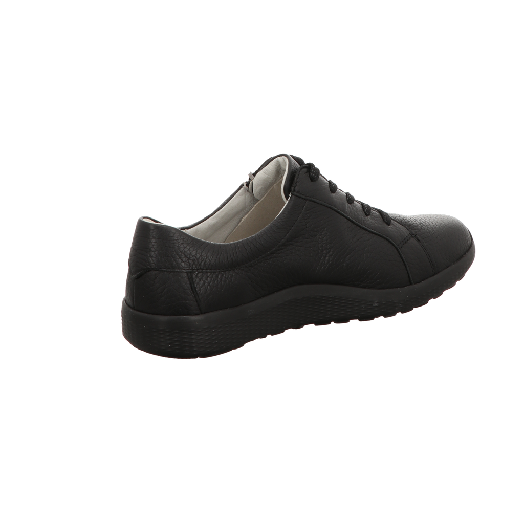 Waldläufer Damen Schnürschuh bequem K-Ira in schwarz
