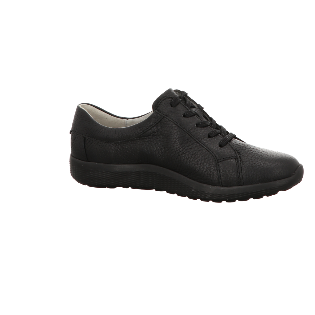Waldläufer Damen Schnürschuh bequem K-Ira in schwarz