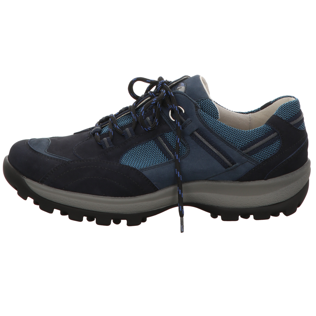 Waldläufer Damen Schnürschuh bequem Holly in blau