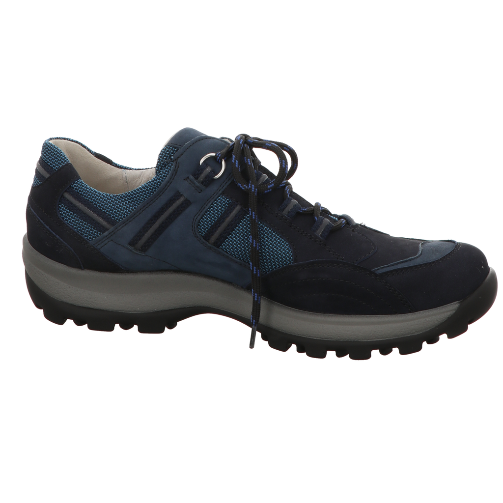Waldläufer Damen Schnürschuh bequem Holly in blau