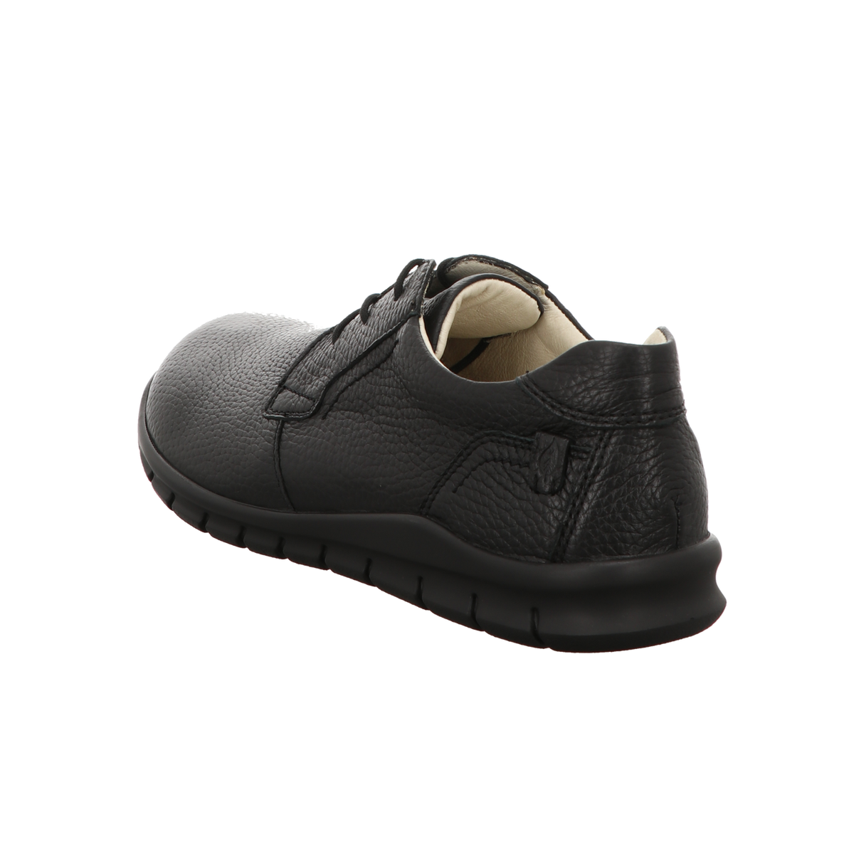 Waldläufer Herren Schnürschuh Hector in schwarz