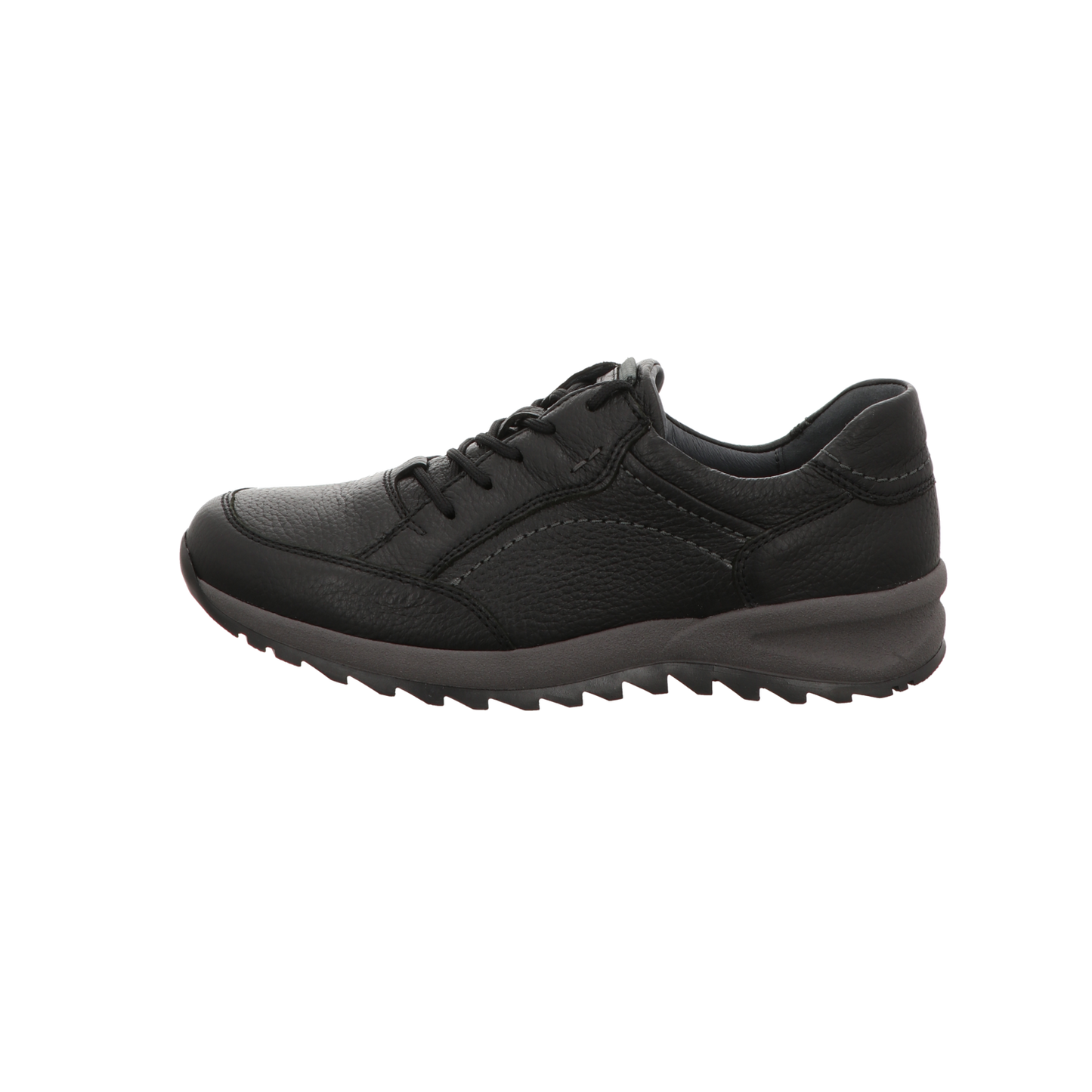 Waldläufer Herren Schnürschuh Helle in schwarz