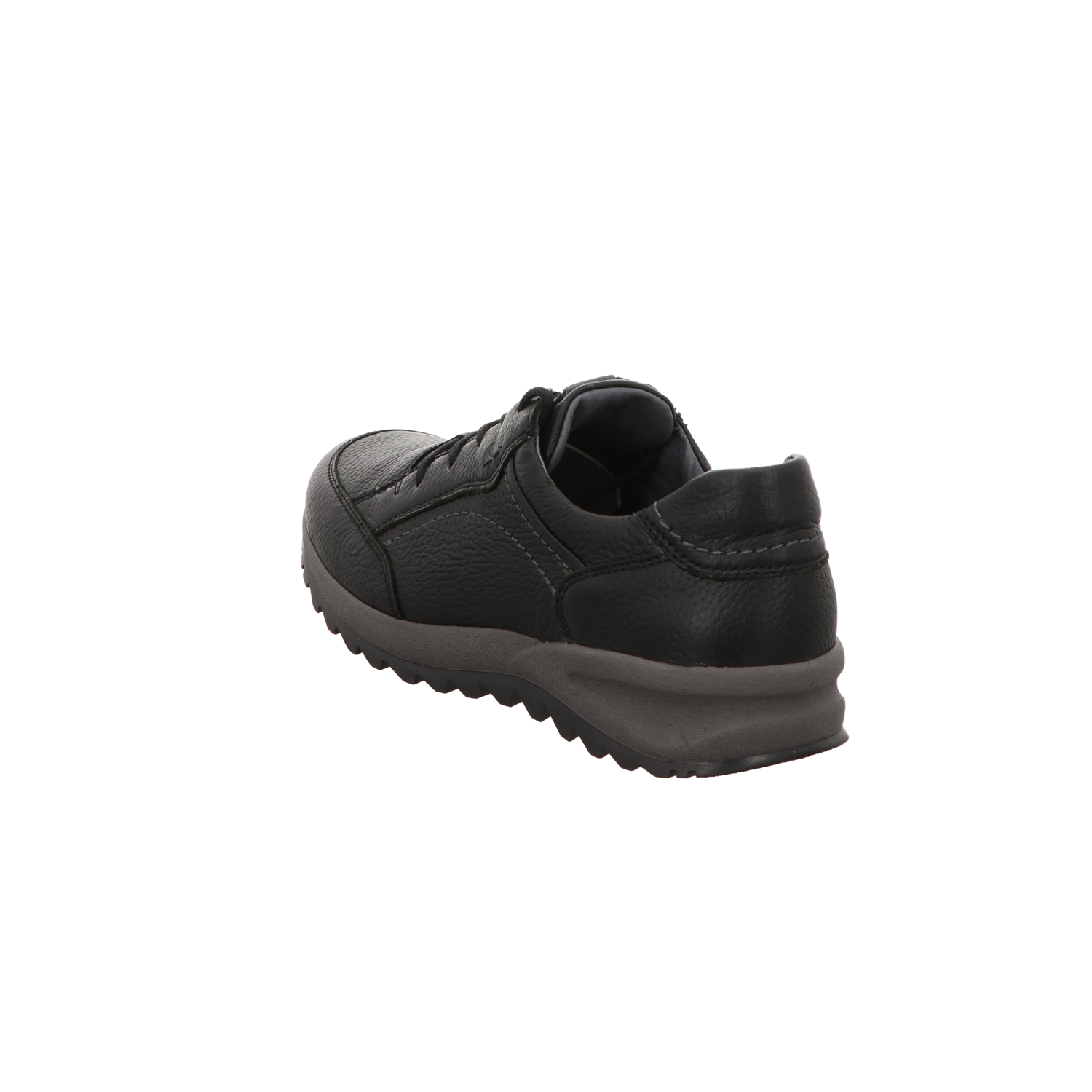 Waldläufer Herren Schnürschuh Helle in schwarz