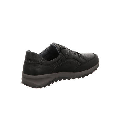 Waldläufer Herren Schnürschuh Helle in schwarz