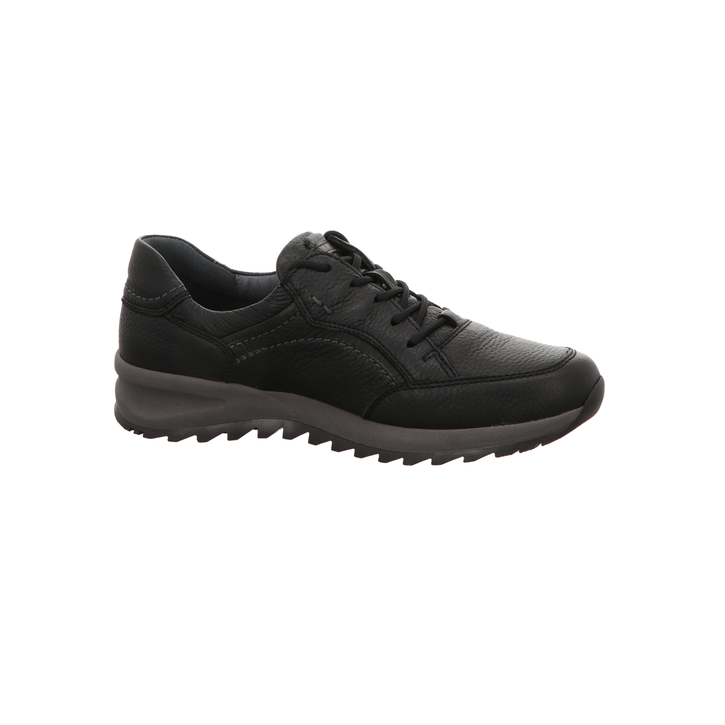 Waldläufer Herren Schnürschuh Helle in schwarz