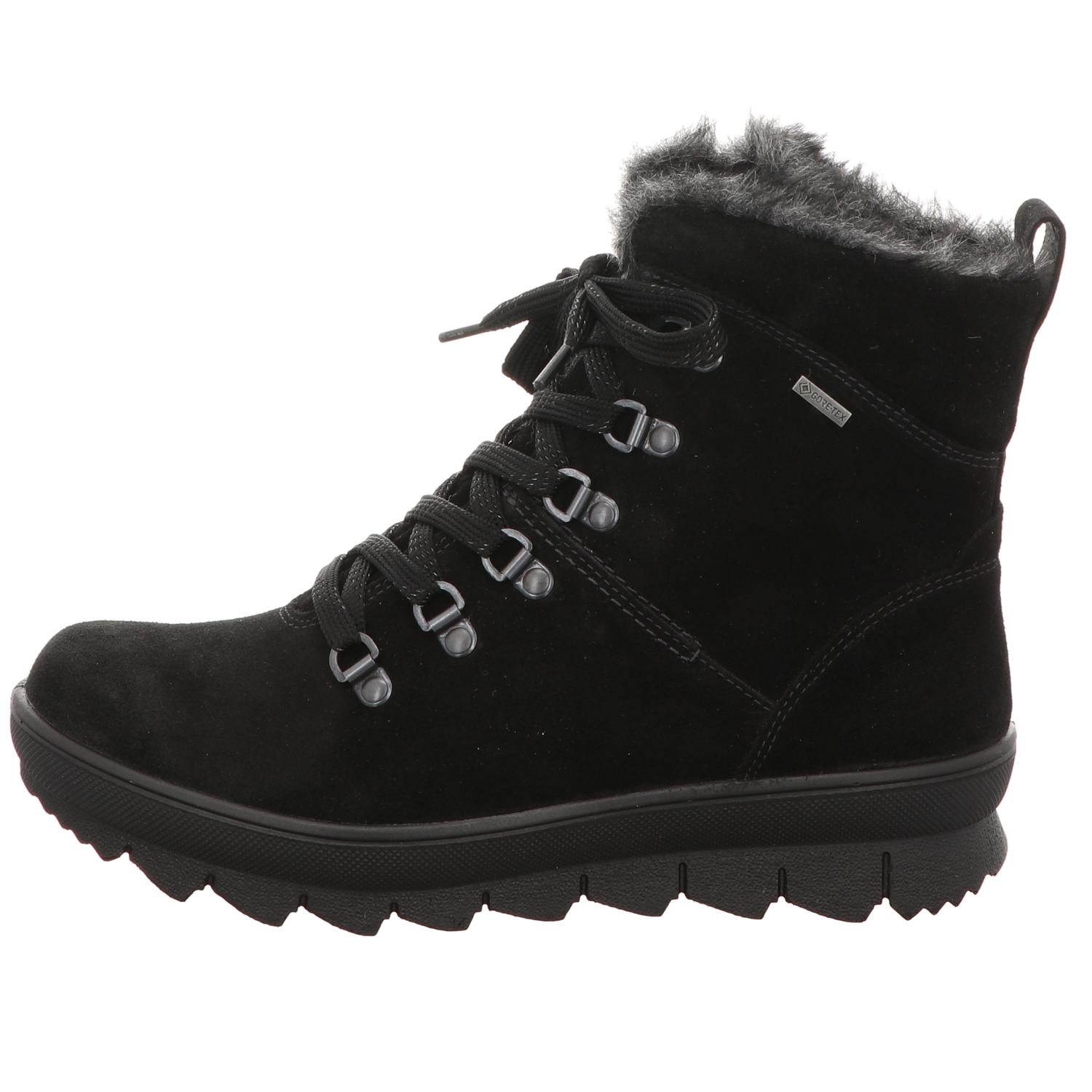 Legero Damen Schnürstiefel Novara in schwarz