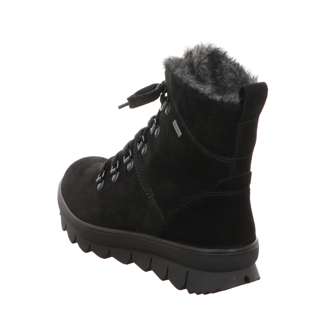 Legero Damen Schnürstiefel Novara in schwarz