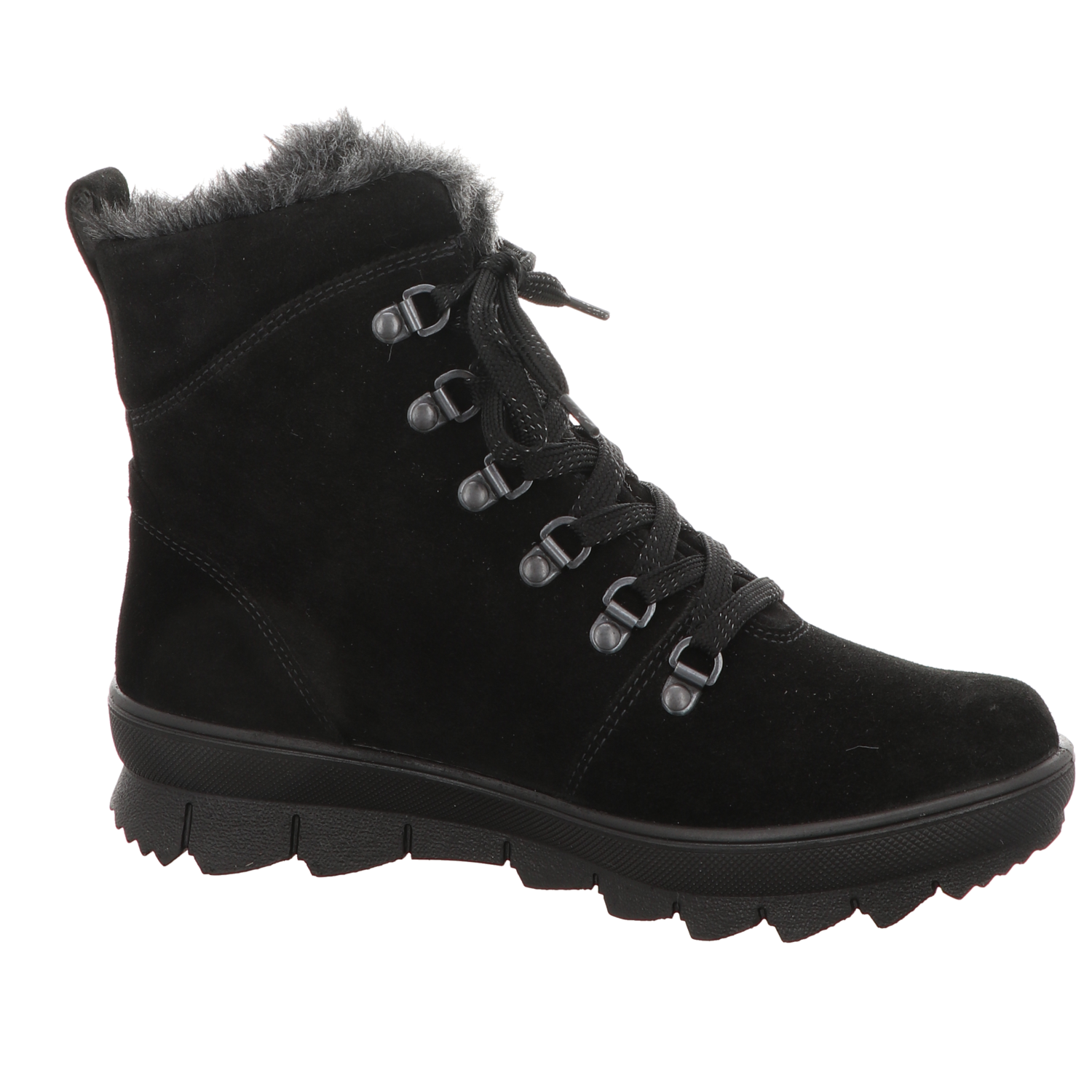 Legero Damen Schnürstiefel Novara in schwarz