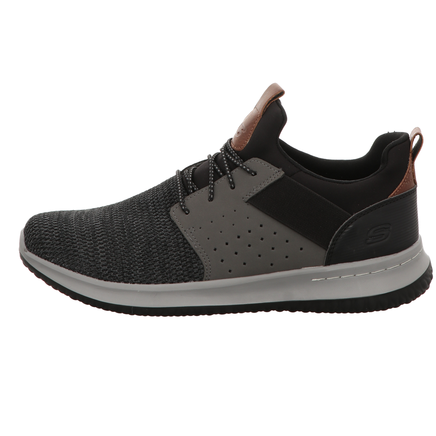 Skechers Herren Slipper Delson in grau