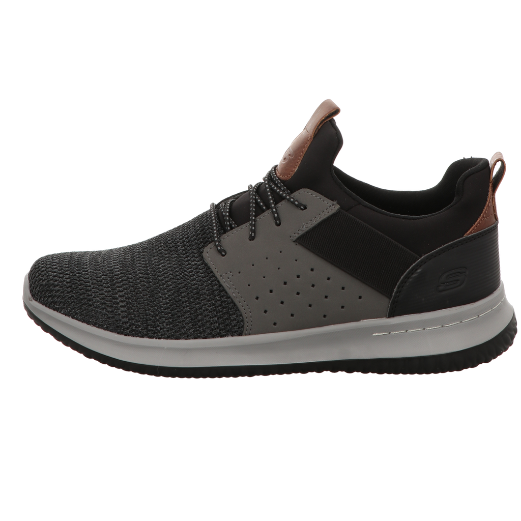 Skechers Herren Slipper Delson in grau