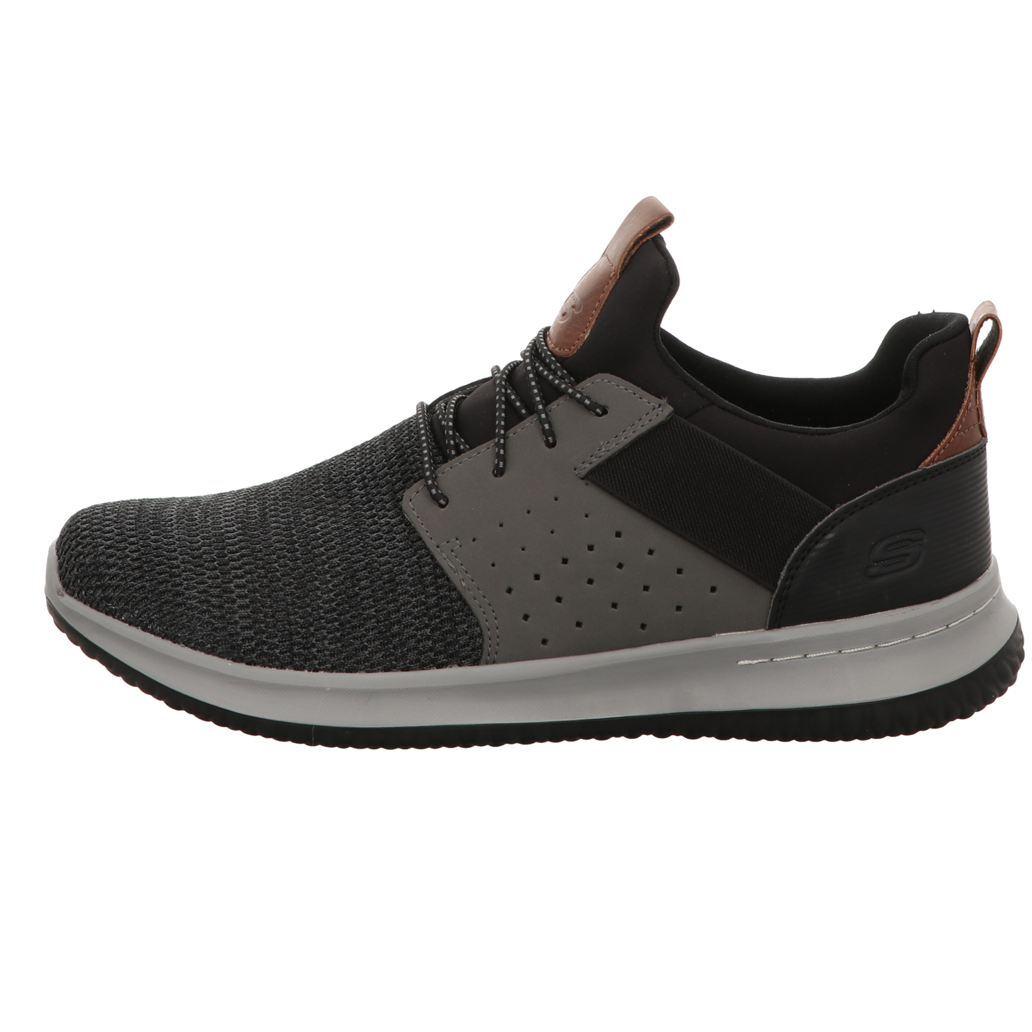 Skechers Herren Slipper Delson in grau
