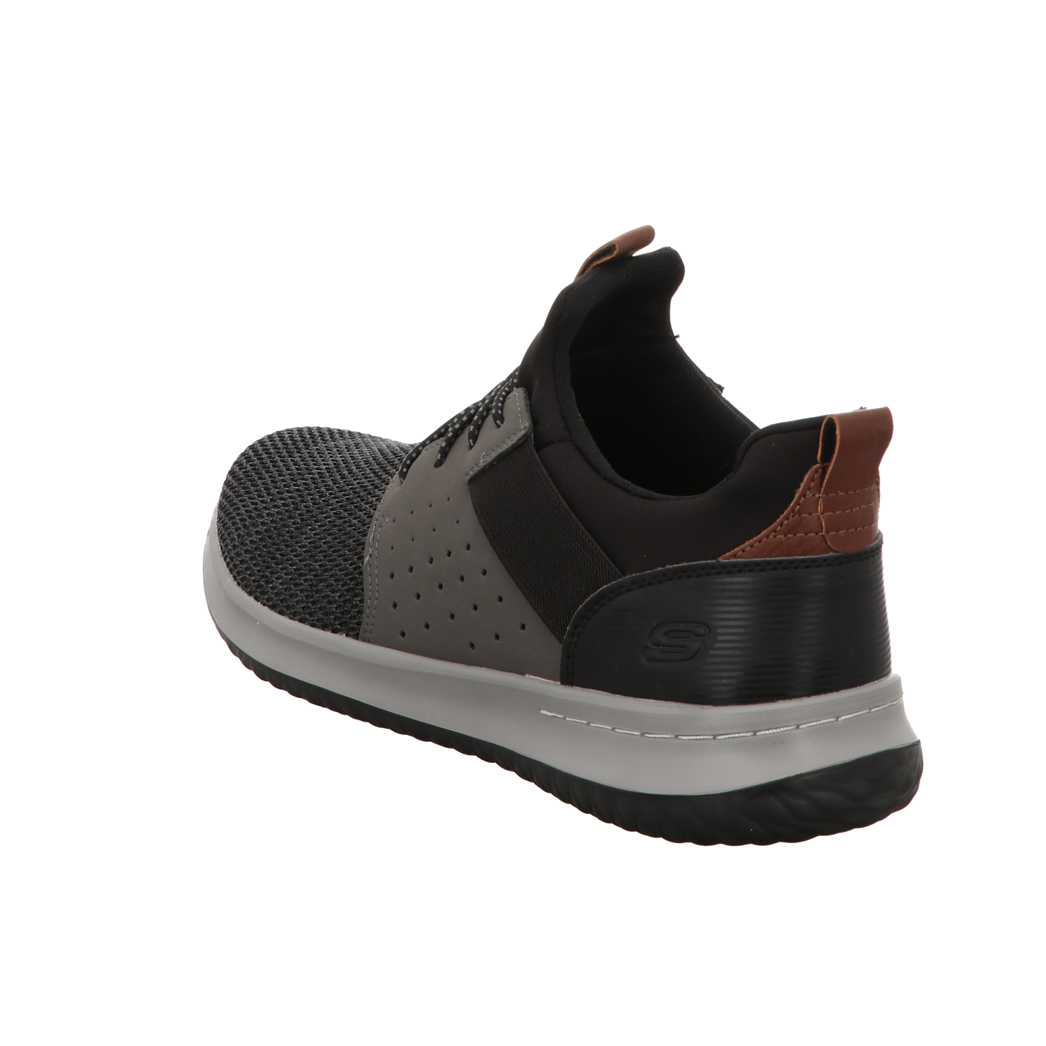 Skechers Herren Slipper Delson in grau