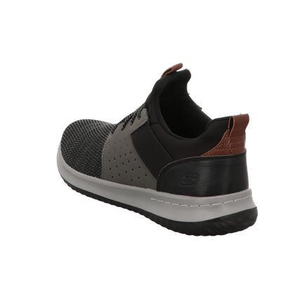 Skechers Herren Slipper Delson in grau