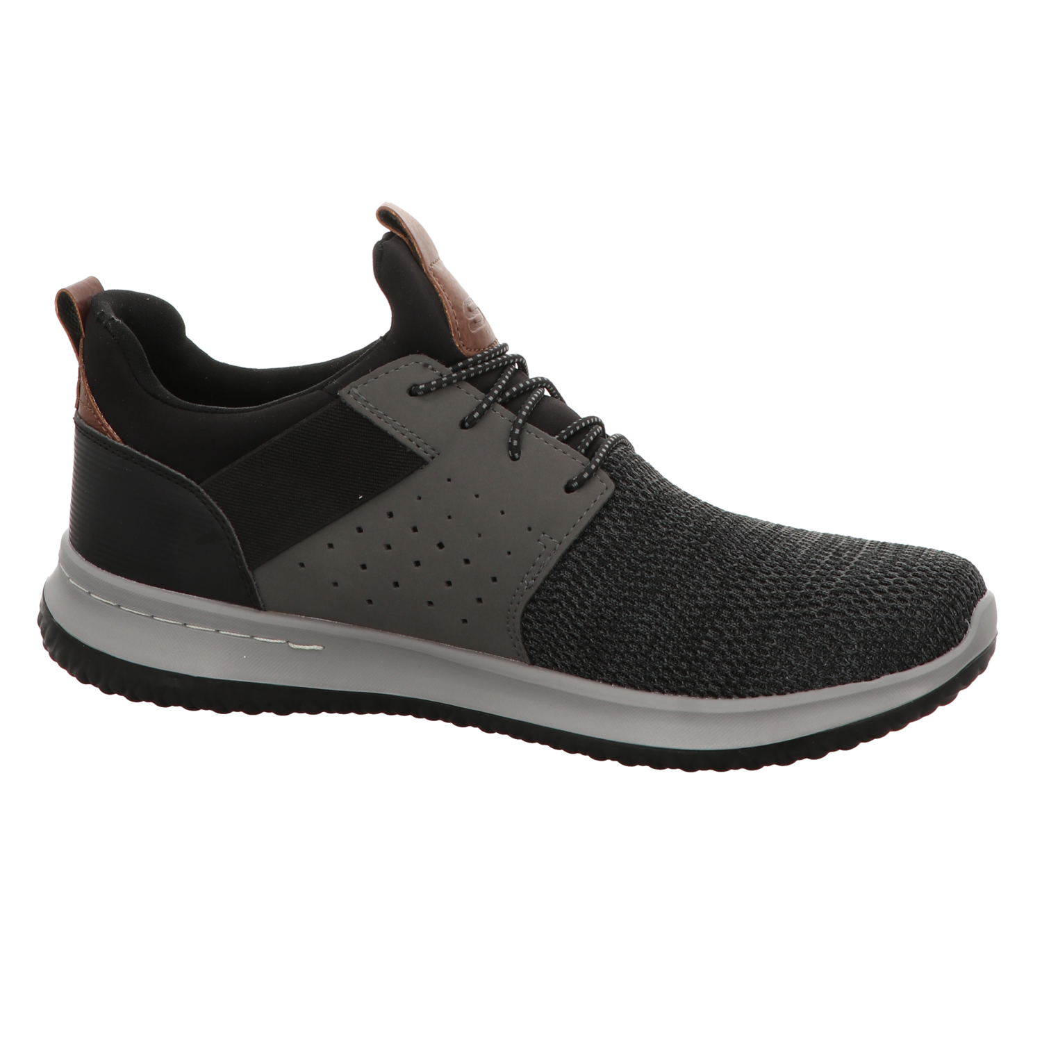 Skechers Herren Slipper Delson in grau