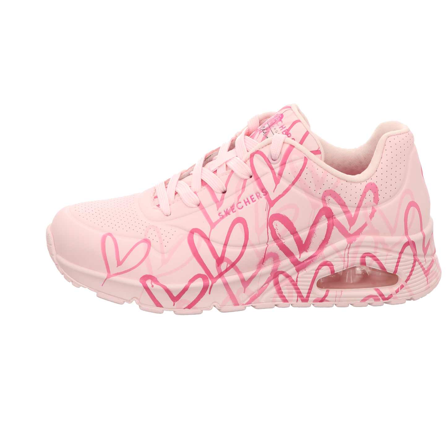 Skechers Damen Schnürschuh Uno Spread The Love in pink