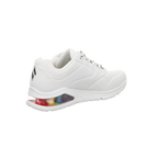 Skechers Damen Schnürschuh Uno 2 Floatimg Love Goldcrown in weiss