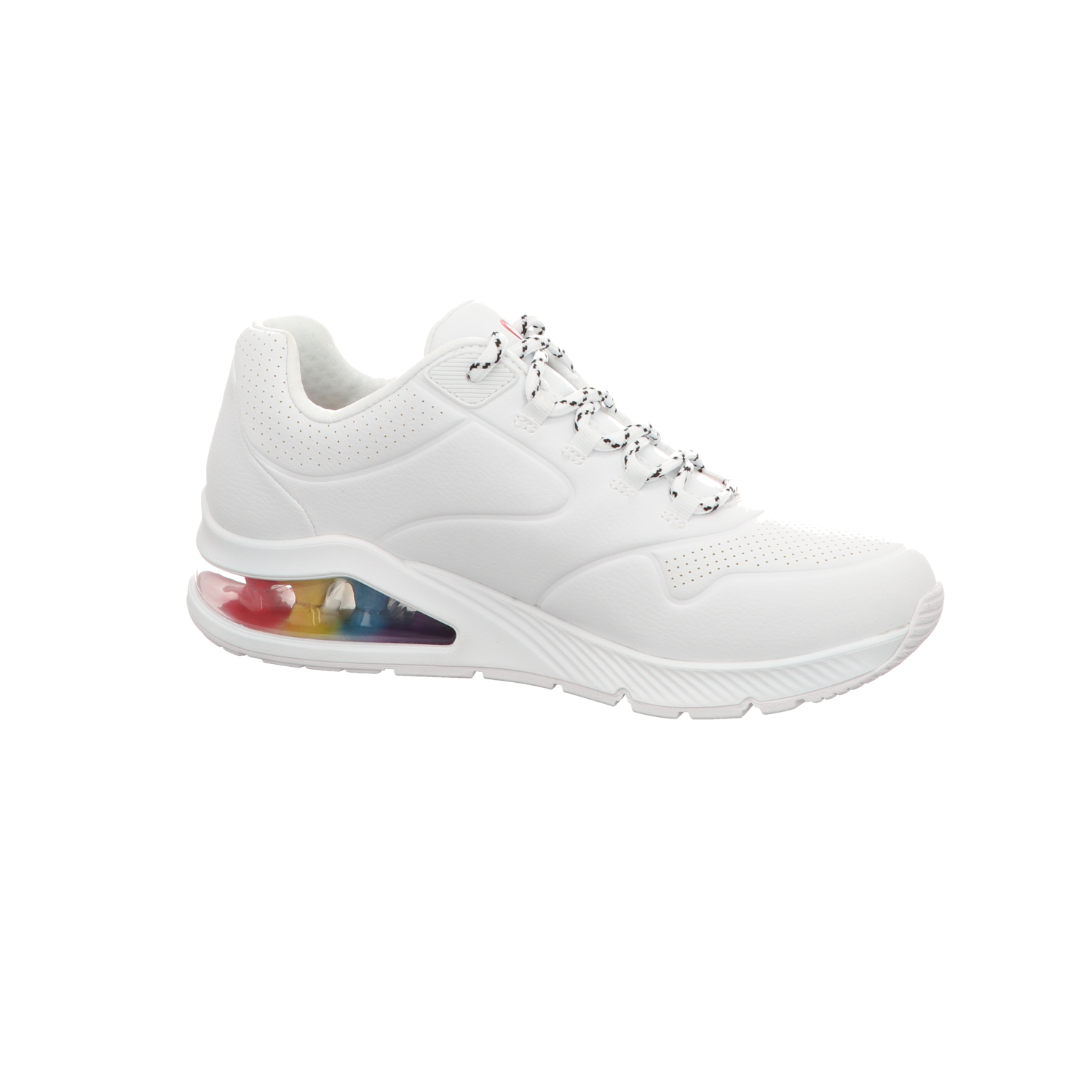 Skechers Damen Schnürschuh Uno 2 Floatimg Love Goldcrown in weiss