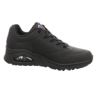 Skechers Damen Schnürschuh Uno Highlight Love Goldcrown in schwarz