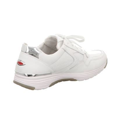 Gabor Damen Schnürschuh bequem Rolling Soft in weiss