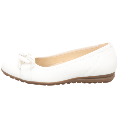 Gabor Damen Pumps bequem Florenz in weiss