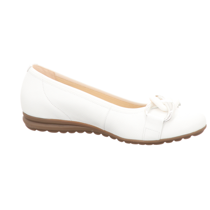 Gabor Damen Pumps bequem Florenz in weiss