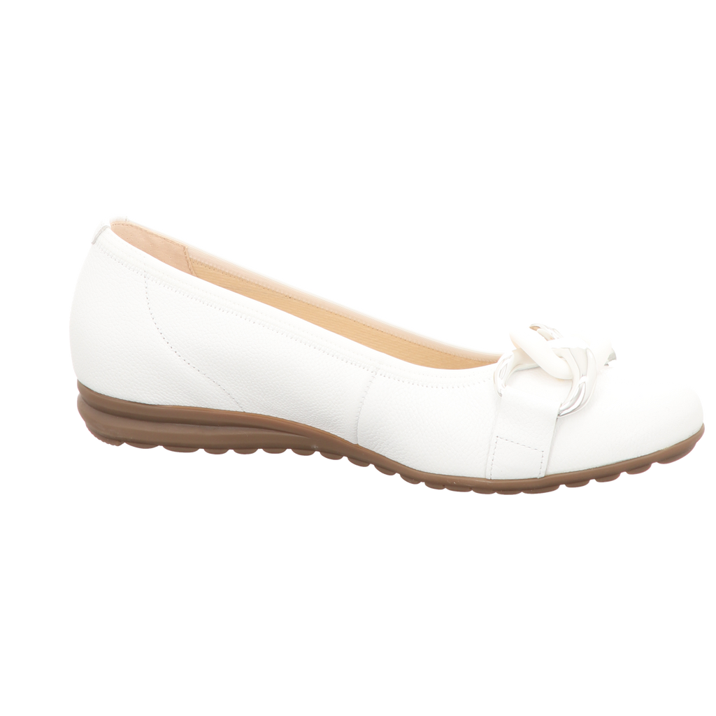 Gabor Damen Pumps bequem Florenz in weiss