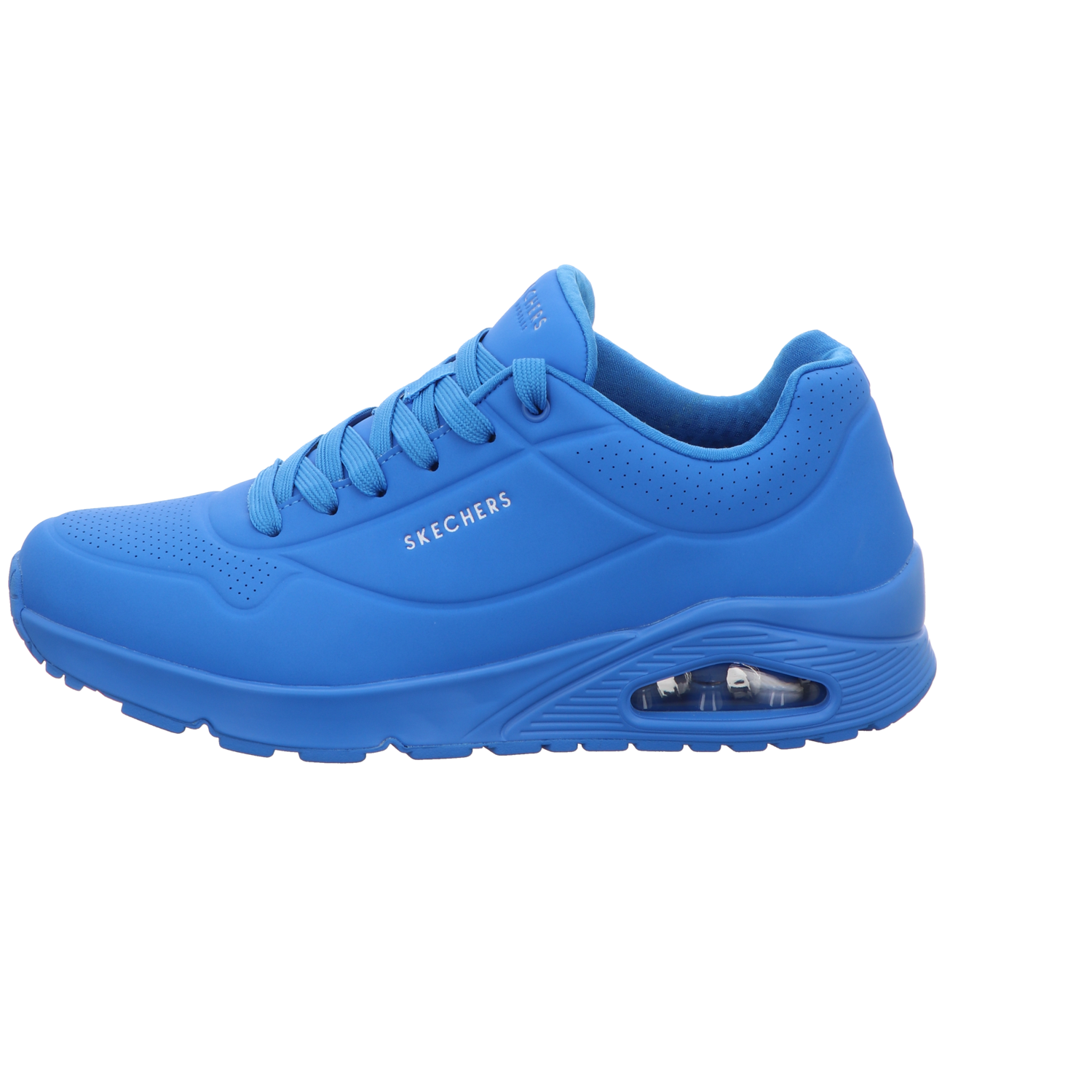 Skechers Herren Schnürschuh Uno-Stand On Air in blau