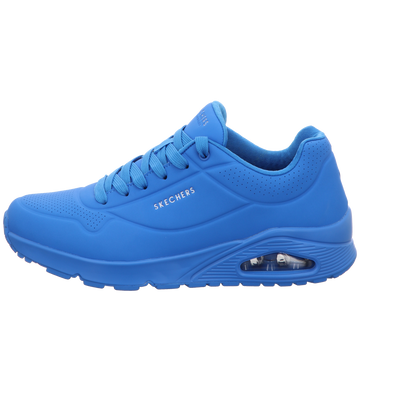 Skechers Herren Schnürschuh Uno-Stand On Air in blau