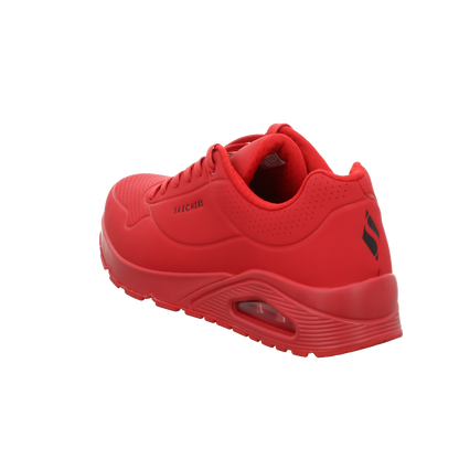 Skechers Herren Schnürschuh Uno-Stand On Air in rot