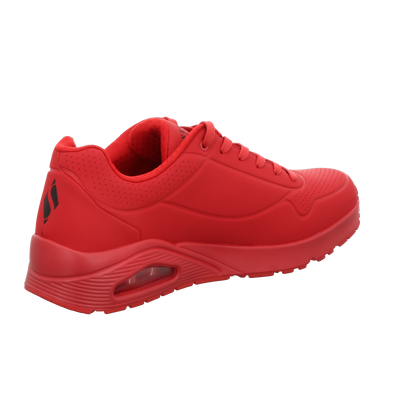 Skechers Herren Schnürschuh Uno-Stand On Air in rot