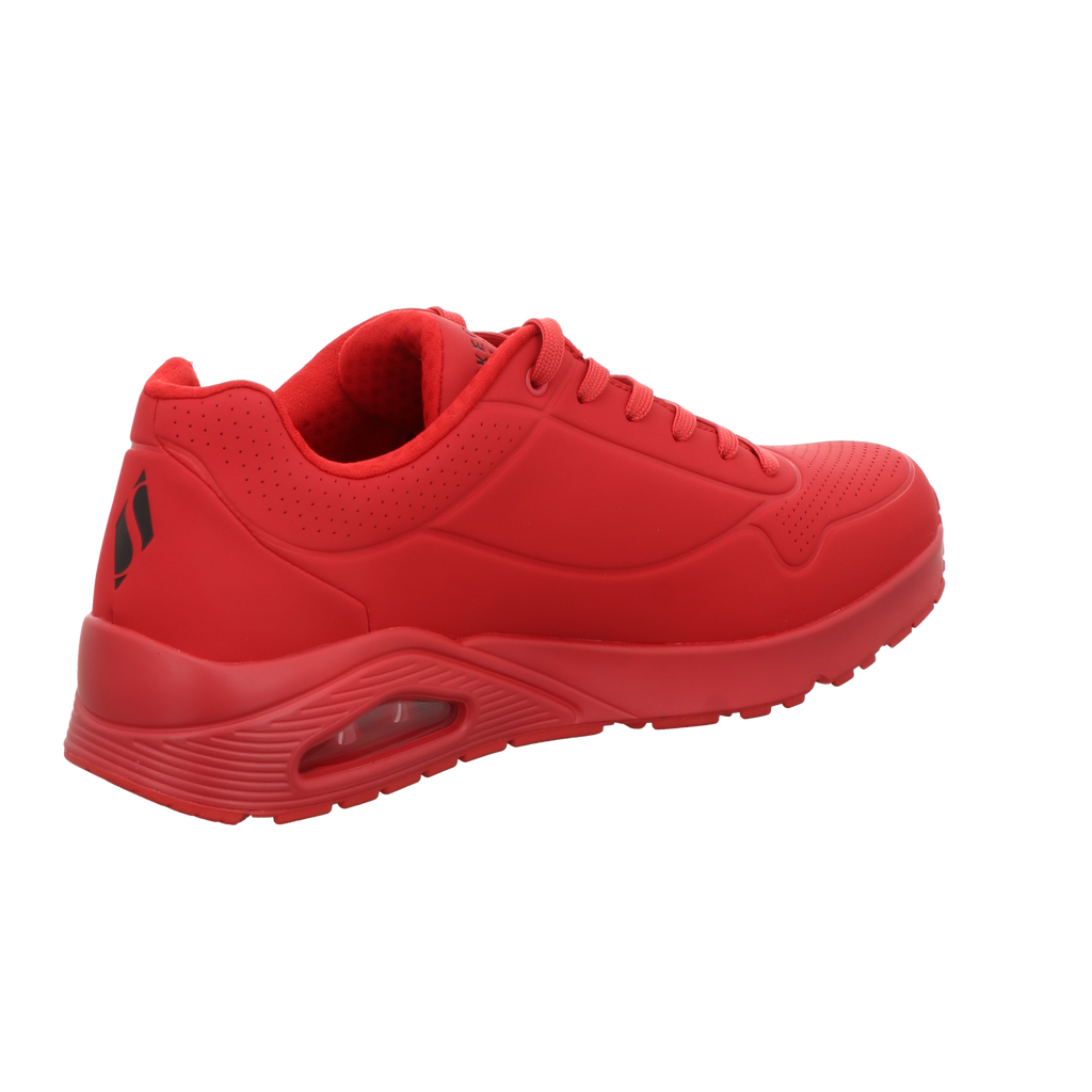 Skechers Herren Schnürschuh Uno-Stand On Air in rot