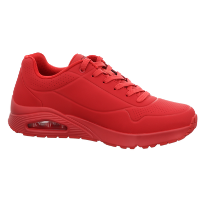 Skechers Herren Schnürschuh Uno-Stand On Air in rot
