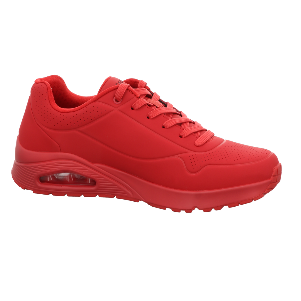 Skechers Herren Schnürschuh Uno-Stand On Air in rot
