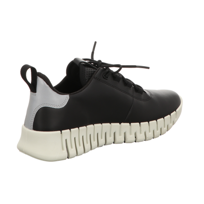 Ecco Damen Schnürschuh Gruuv in schwarz