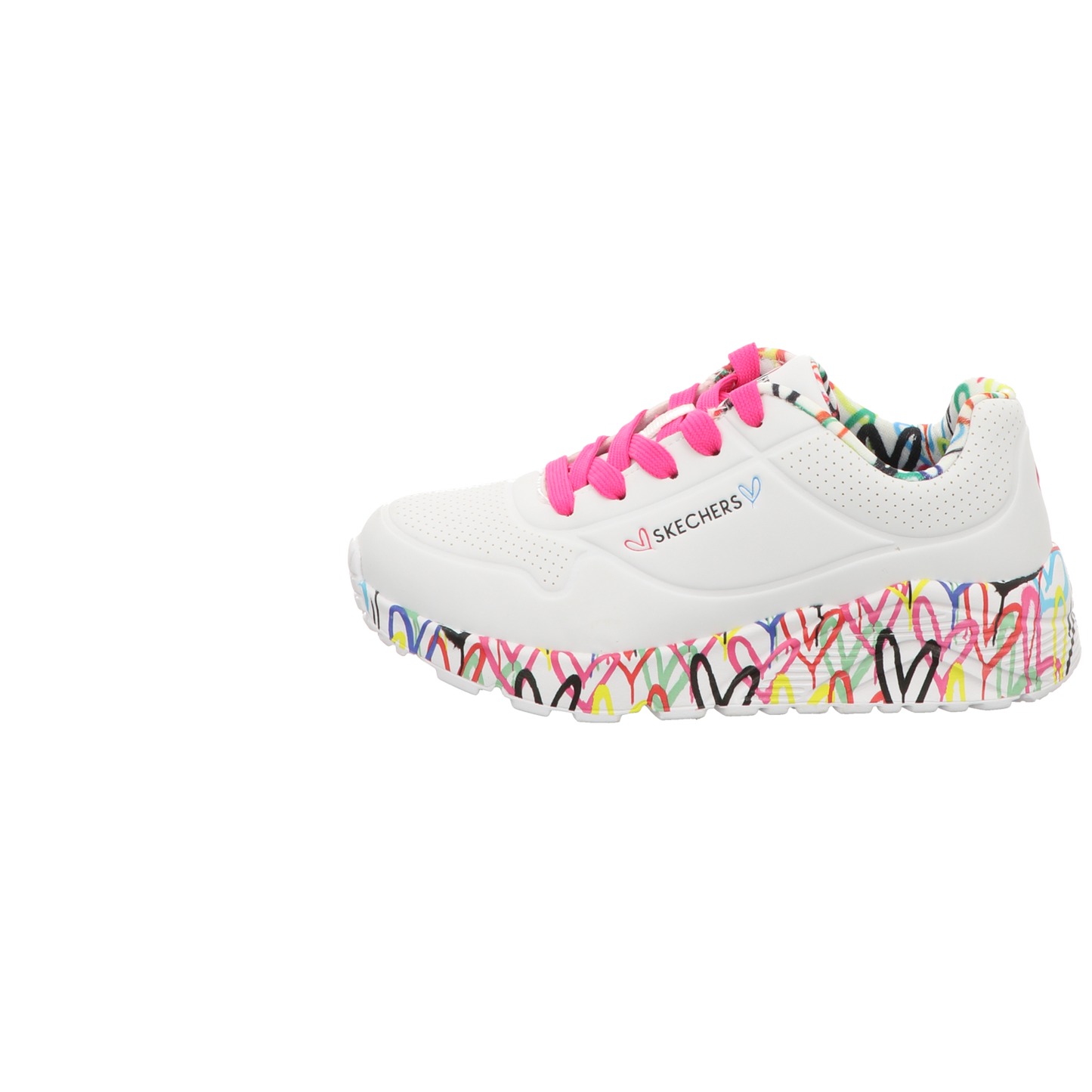 Skechers Damen Slipper X Jgoldcrownuno Lite Love in weiss