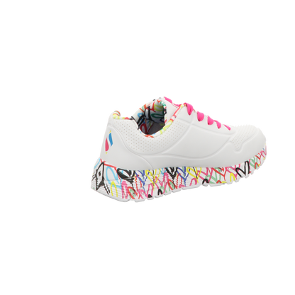 Skechers Damen Slipper X Jgoldcrownuno Lite Love in weiss