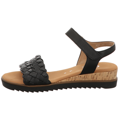 Gabor Damen Sandalette Genua in schwarz