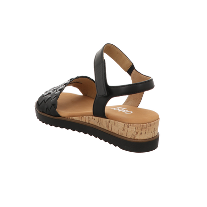 Gabor Damen Sandalette Genua in schwarz