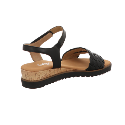 Gabor Damen Sandalette Genua in schwarz
