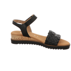 Gabor Damen Sandalette Genua in schwarz