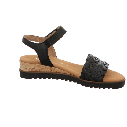 Gabor Damen Sandalette Genua in schwarz