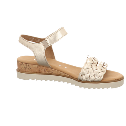 Gabor Damen Sandalette Genua in beige